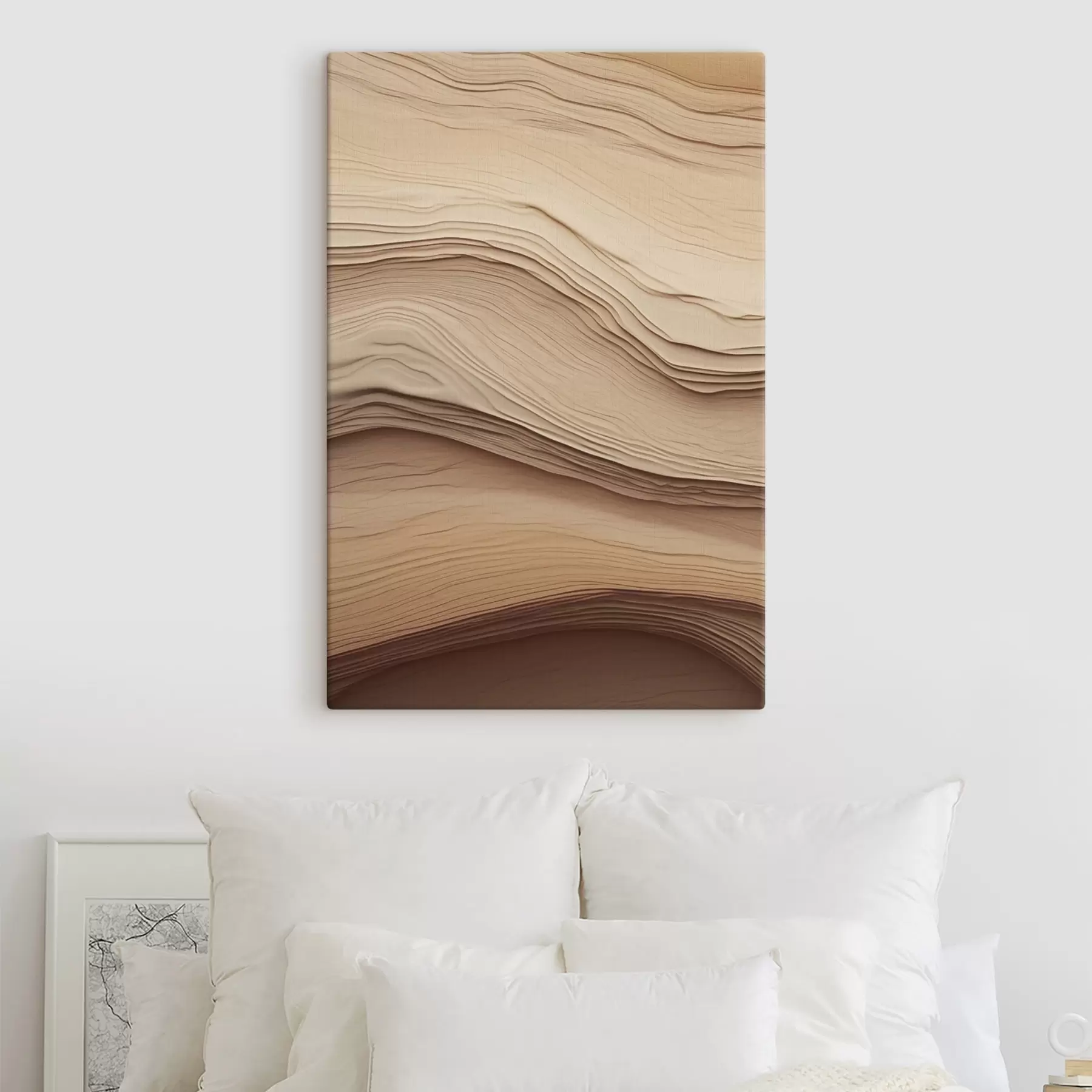 Tableau Abstraction beige s50023