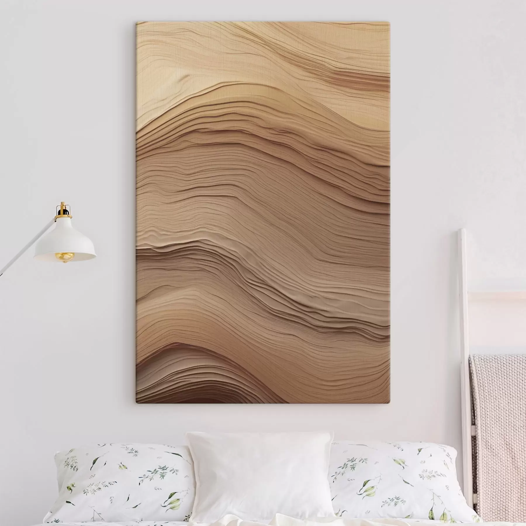 Tableau Abstraction dans les tons beiges s50024