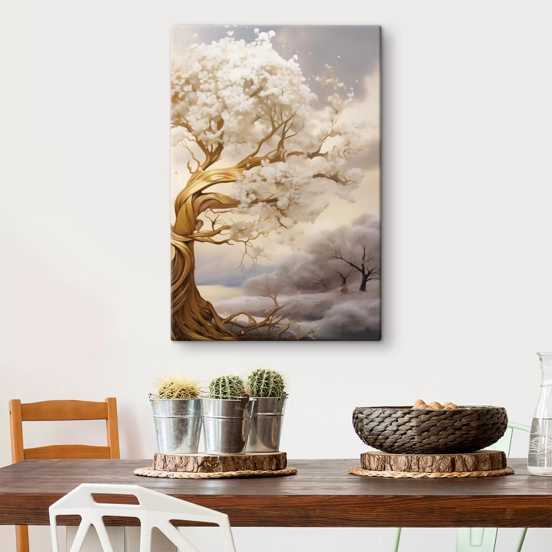 Tableau Un arbre dans les nuages s50030