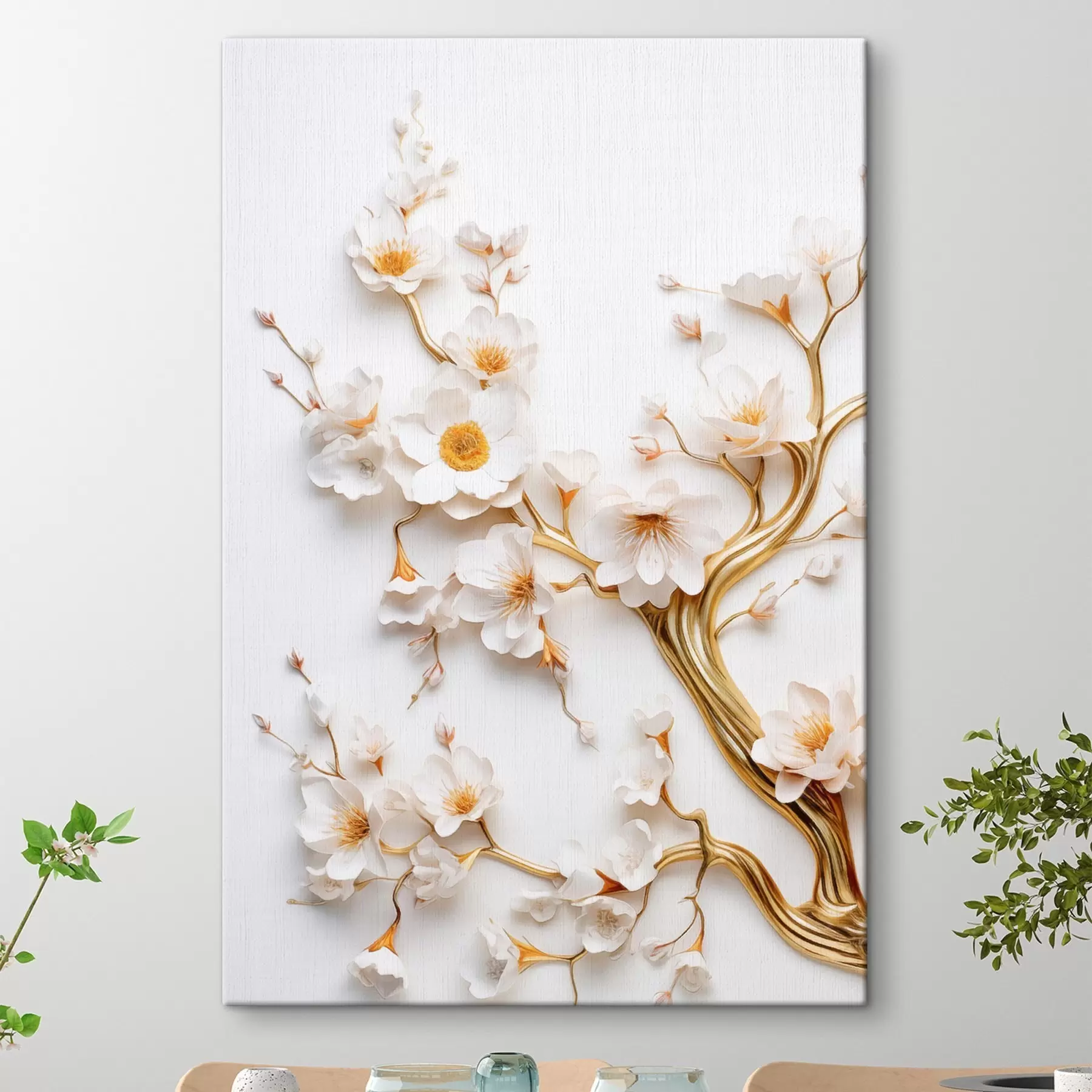 Tableau Branche fleurie s50032