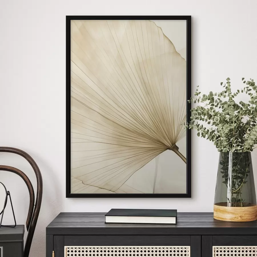 Papier peint Feuille de palmier claire f50021