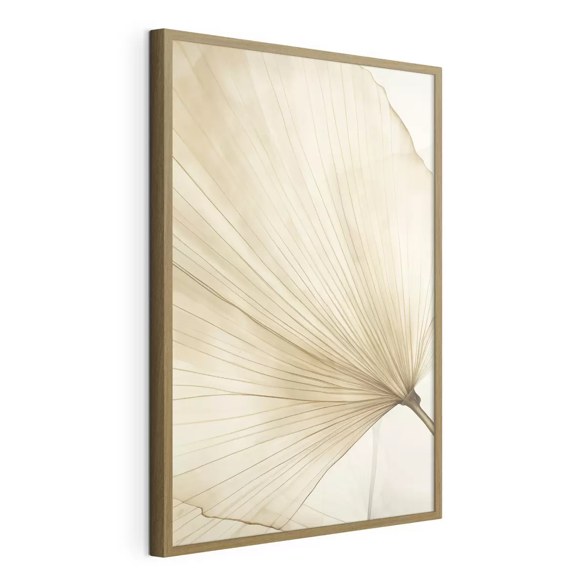 Poster Feuille de palmier claire f50021