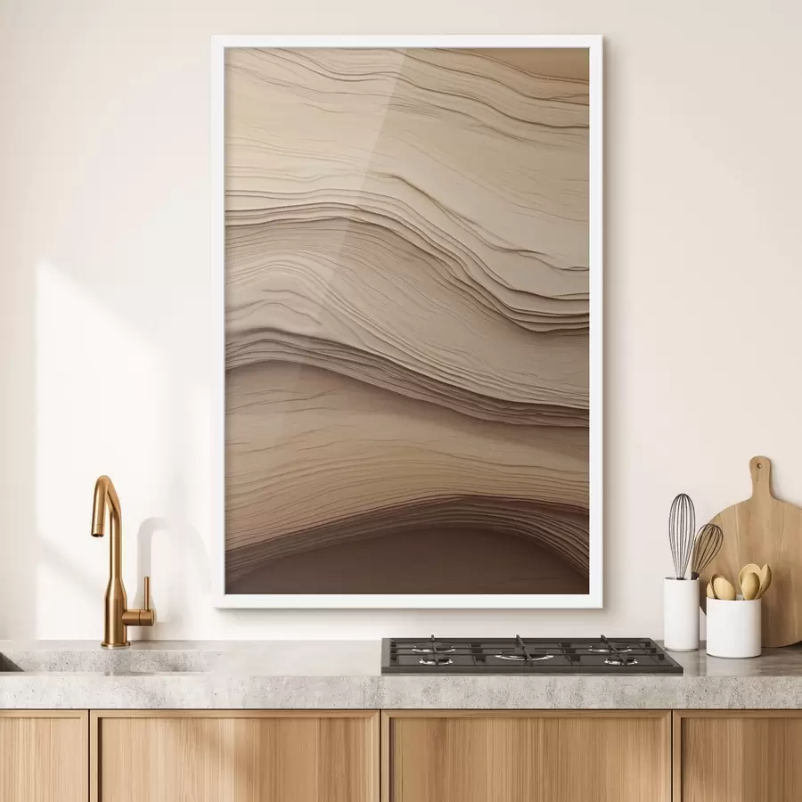 Papier peint Abstraction beige f50023