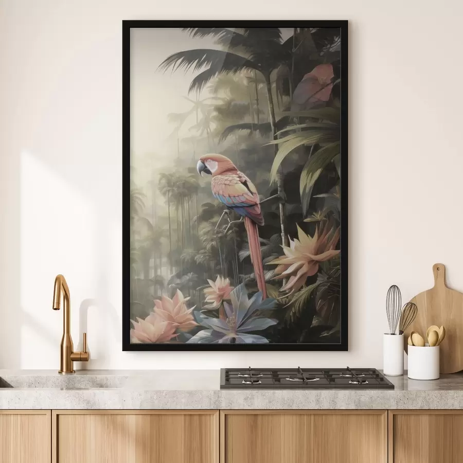 Papier peint Flamants tropicaux f50027