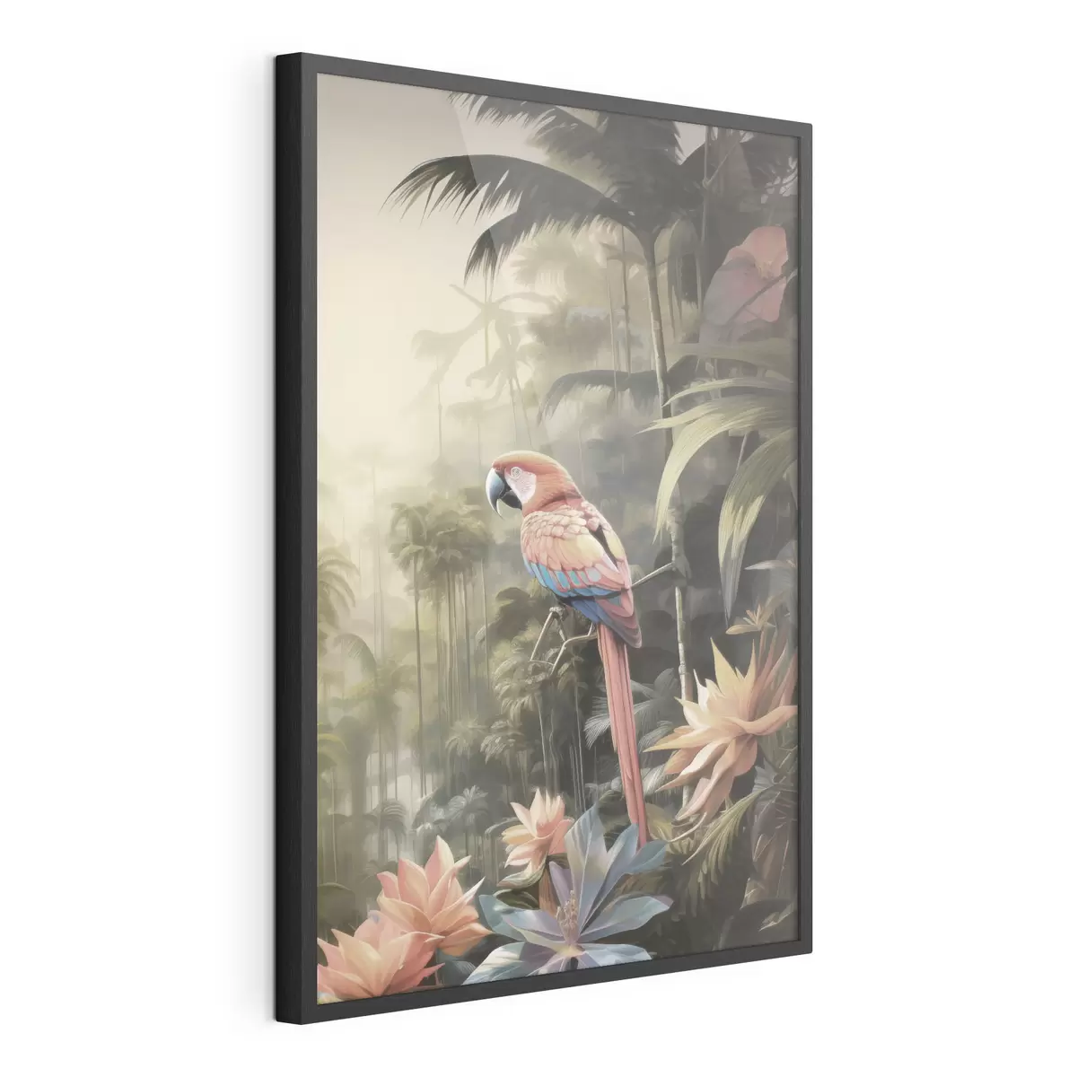 Poster Flamants tropicaux f50027