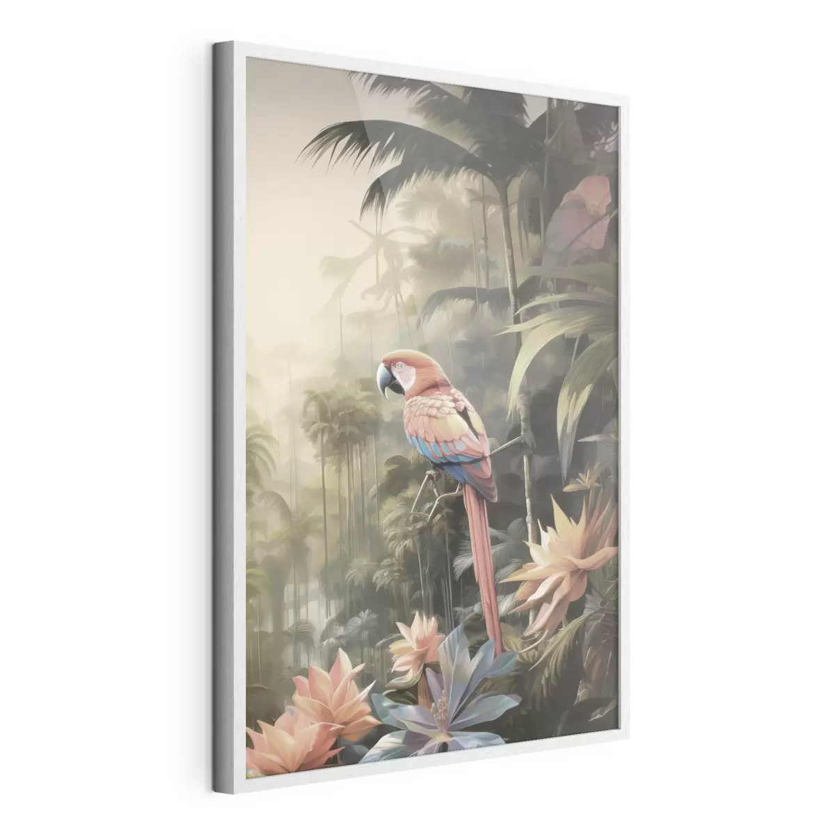 Poster Flamants tropicaux f50027