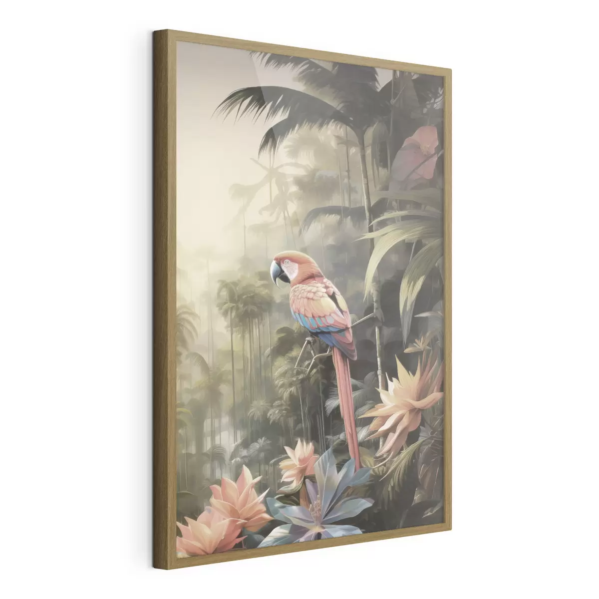 Poster Flamants tropicaux f50027