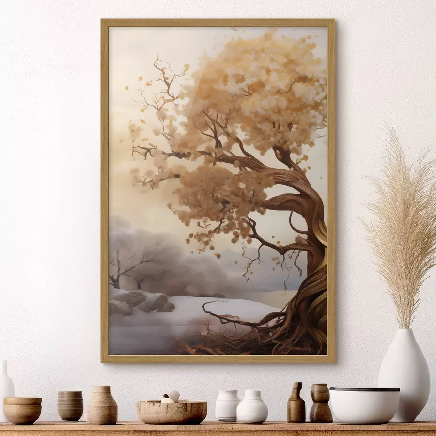 Papier peint Arbre d'automne f50029