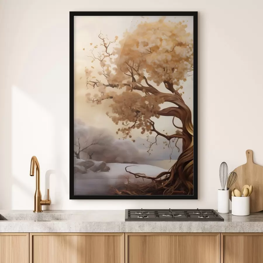 Papier peint Arbre d'automne f50029