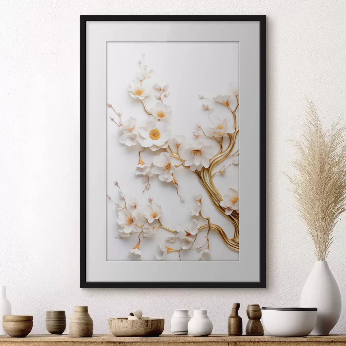 Poster Branche fleurie f50032