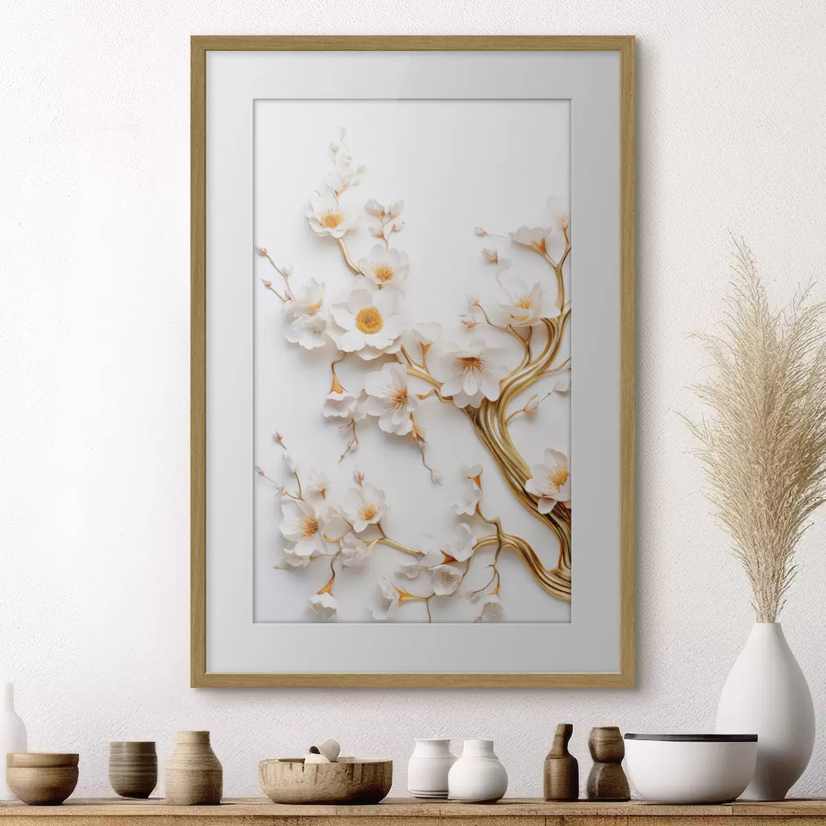 Poster Branche fleurie f50032
