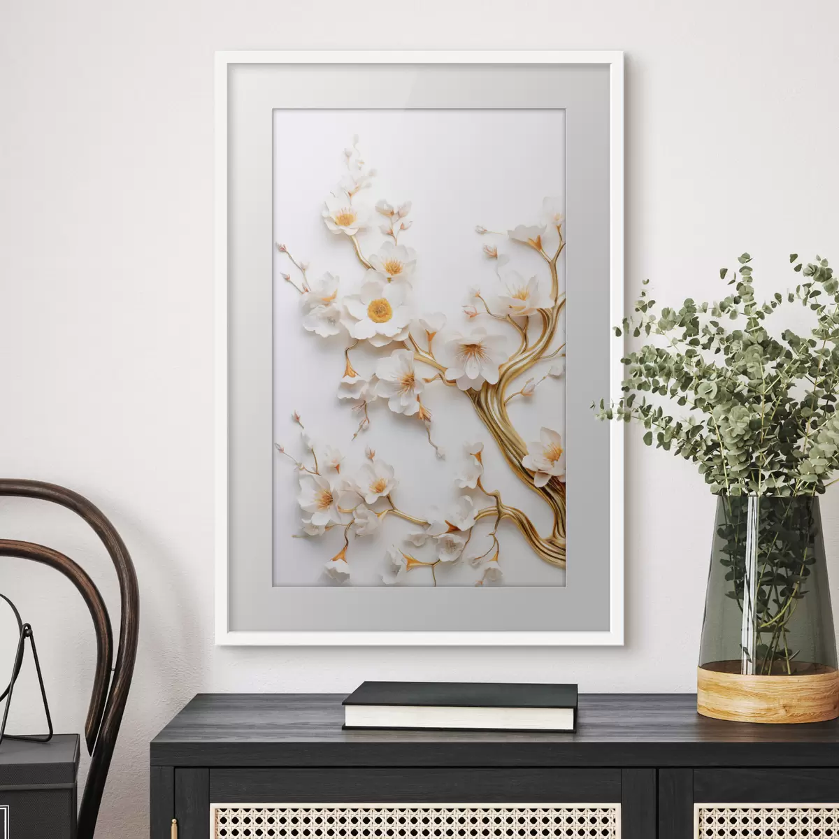 Poster Branche fleurie f50032