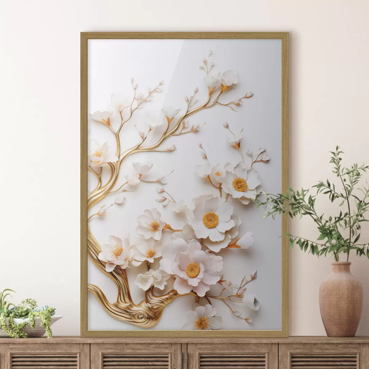 Poster Magnolias blancs f50033