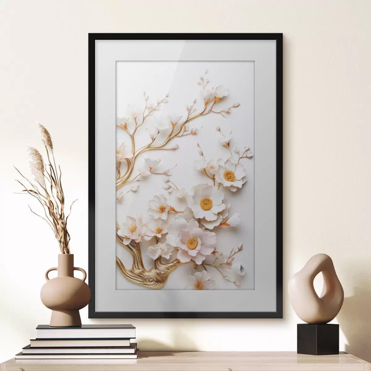 Poster Magnolias blancs f50033