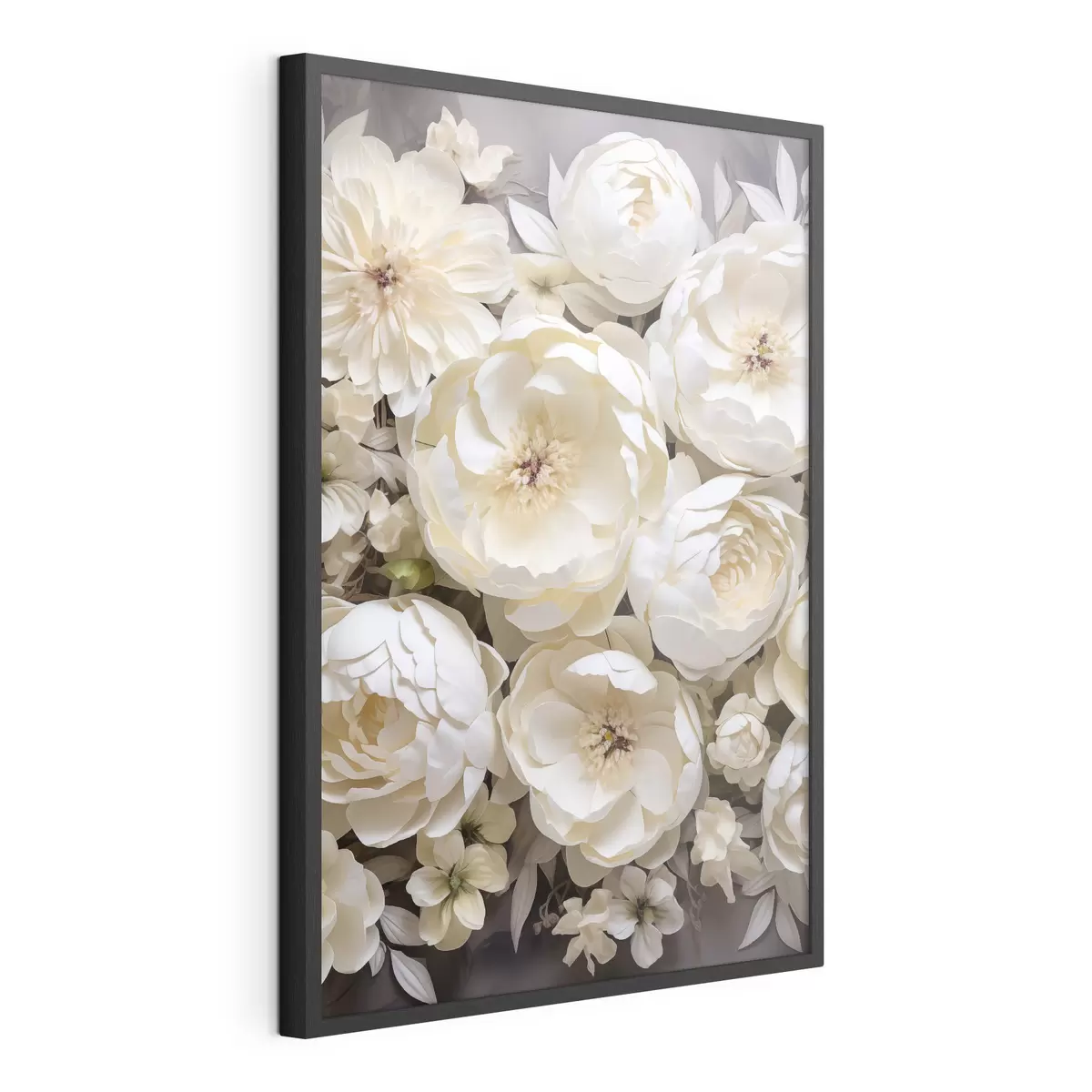 Poster Pivoines blanches f50034
