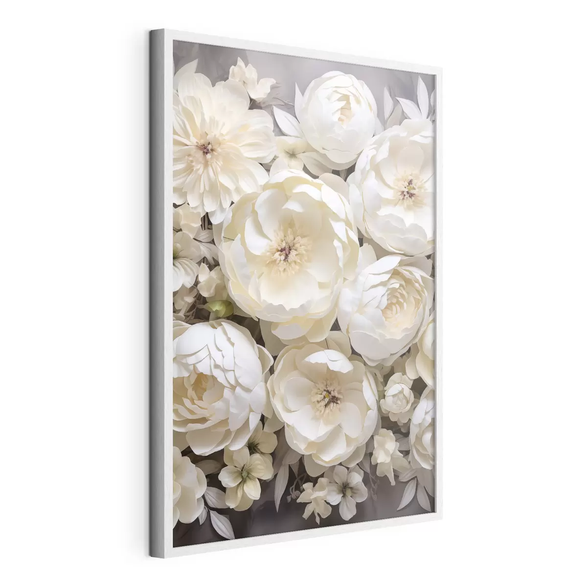 Poster Pivoines blanches f50034