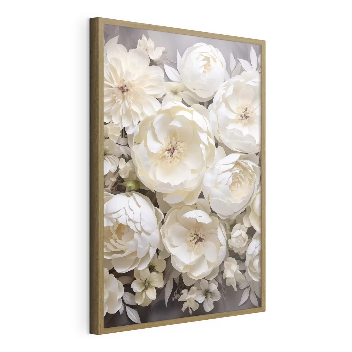Poster Pivoines blanches f50034