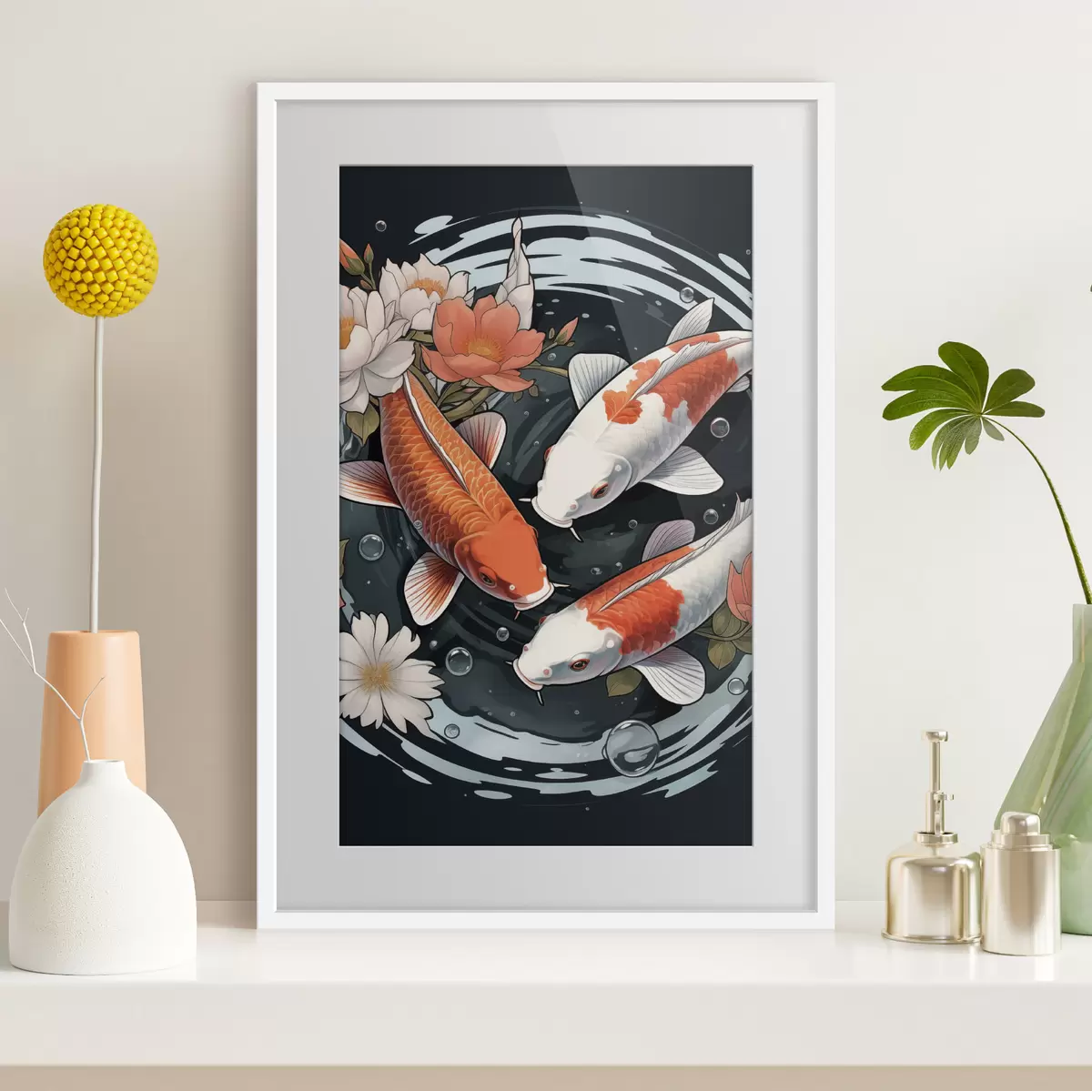 Poster Carpe koï f50035