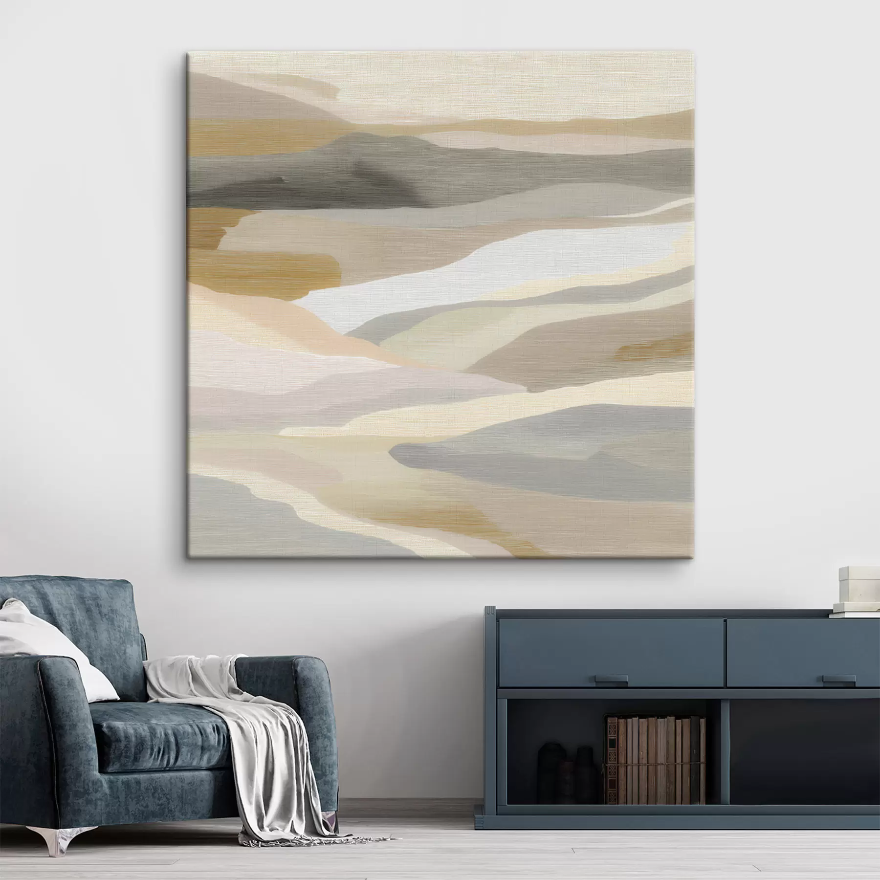 Tableau Paysage décoratif aux transitions de couleurs harmonieuses s49712