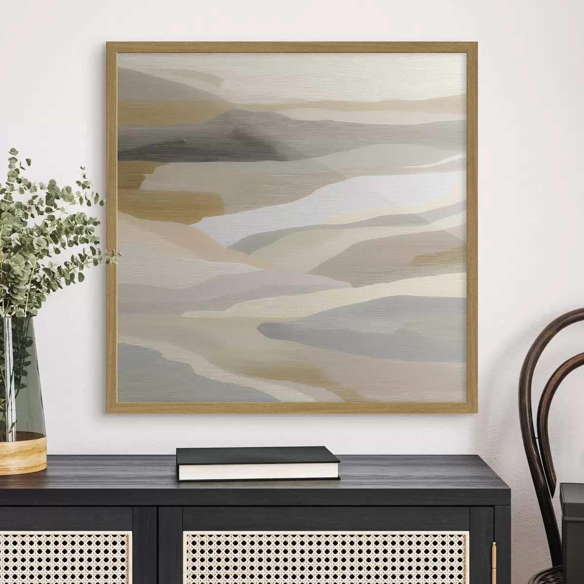 Poster Paysage décoratif aux transitions de couleurs harmonieuses f49712