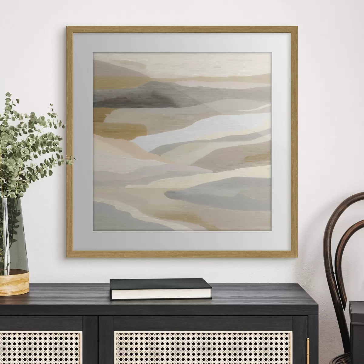 Poster Paysage décoratif aux transitions de couleurs harmonieuses f49712