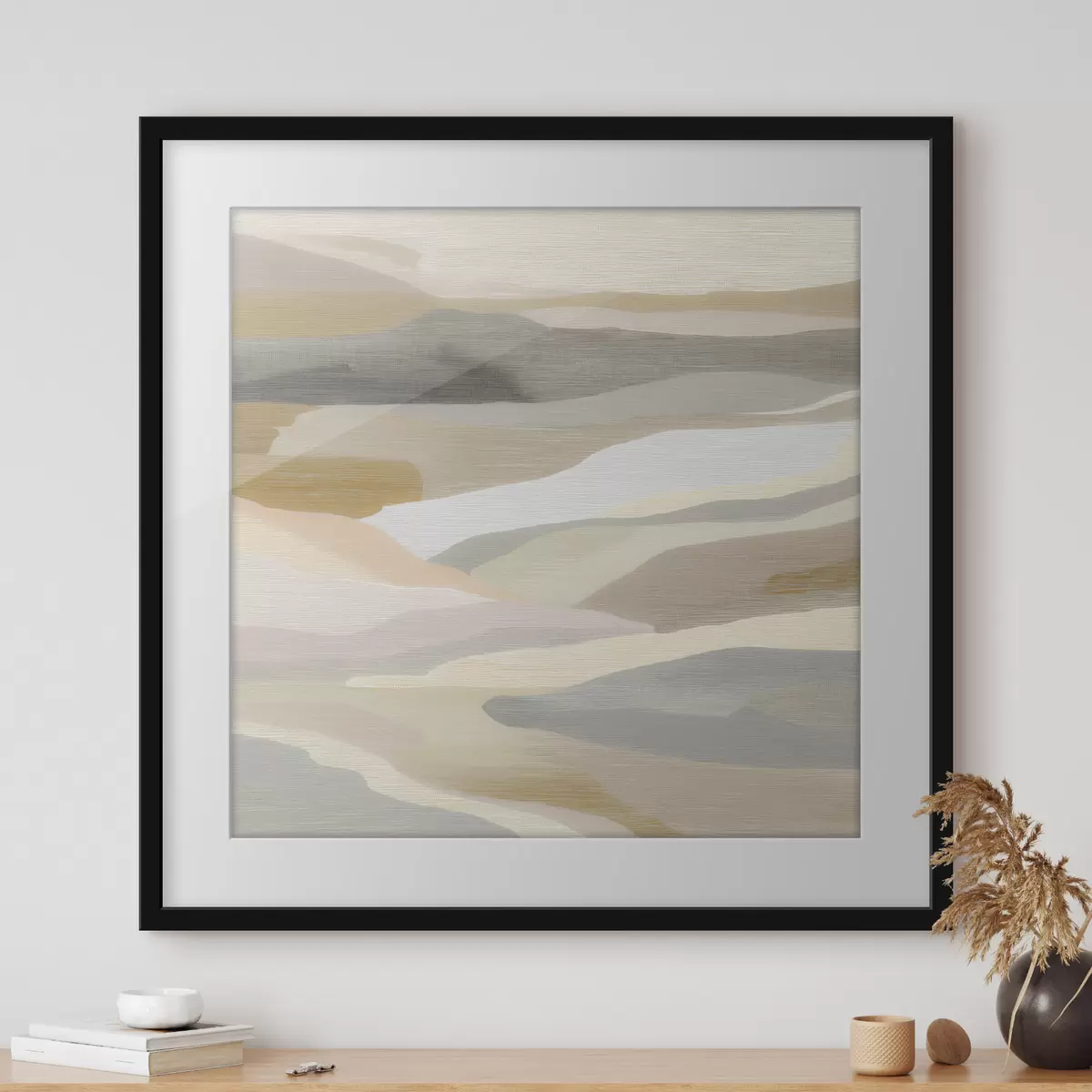 Poster Paysage décoratif aux transitions de couleurs harmonieuses f49712