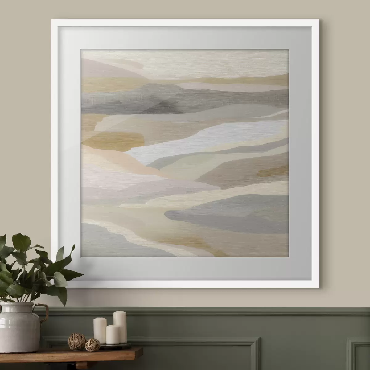 Poster Paysage décoratif aux transitions de couleurs harmonieuses f49712