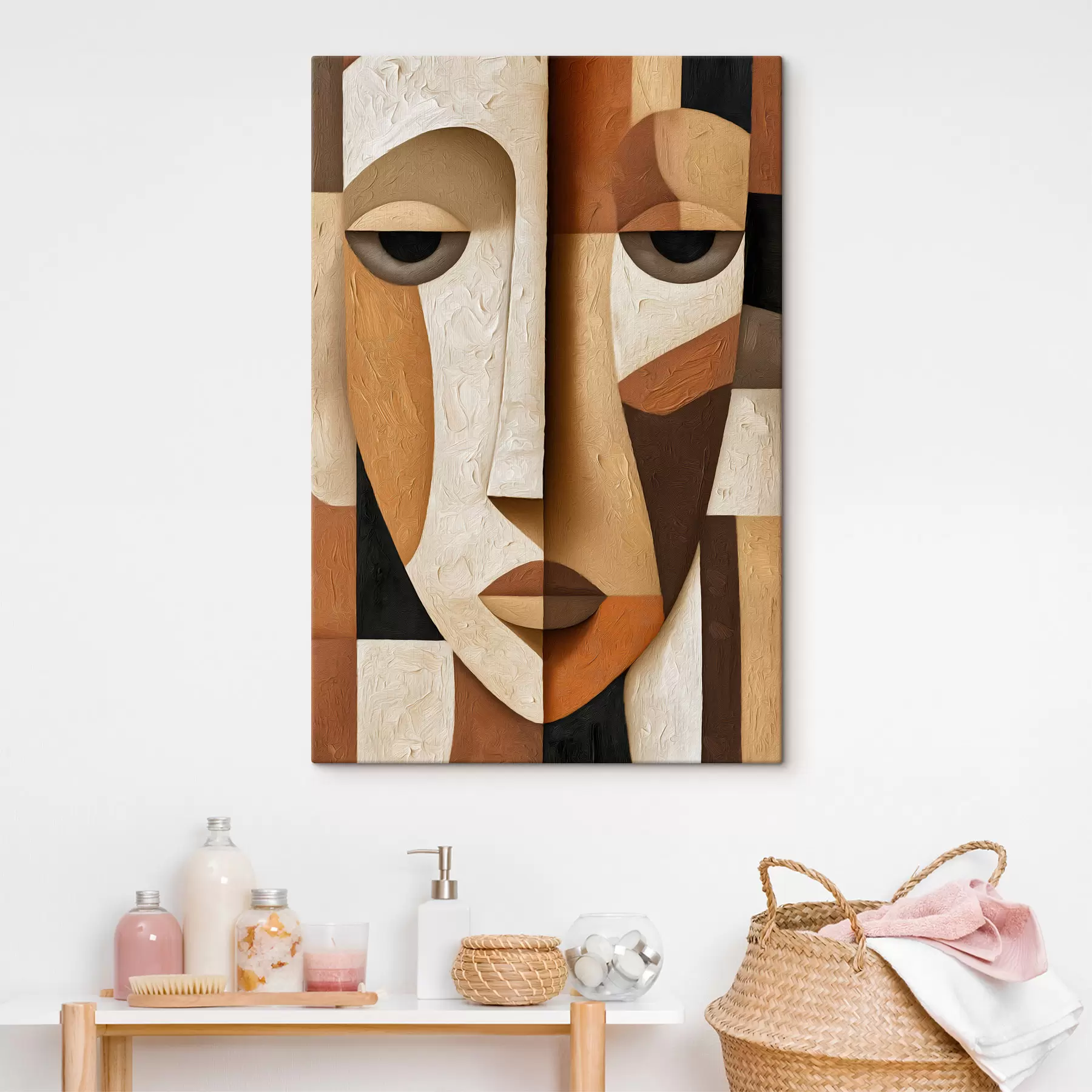 Tableau Visage abstrait s50053