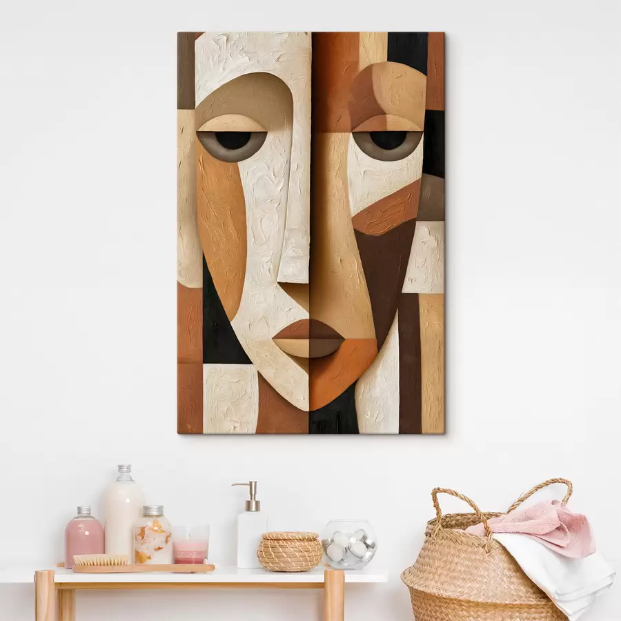 Tableau Visage abstrait s50053