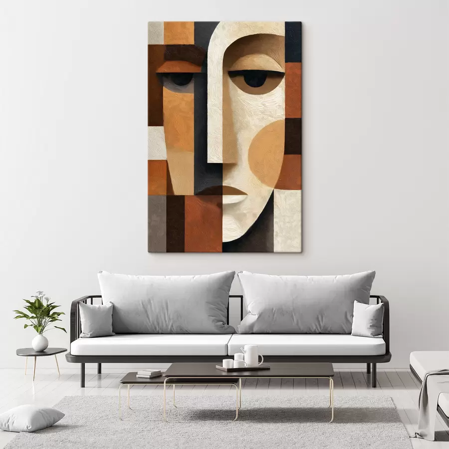 Tableau Visage abstrait s50054