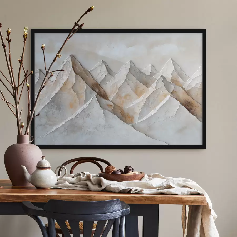 Papier peint Sommets de montagne f50046