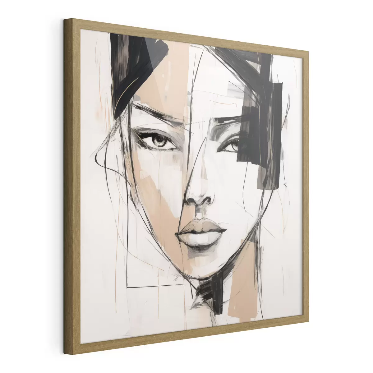 Poster Portrait abstrait f50049