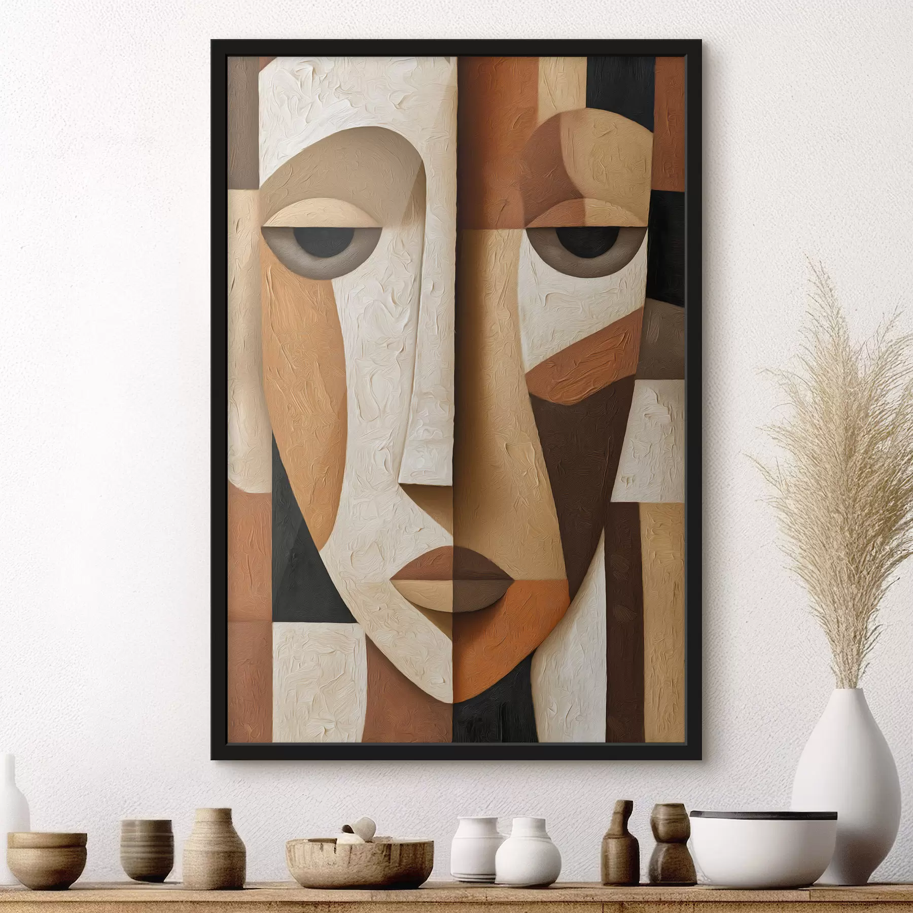 Papier peint Visage abstrait f50053