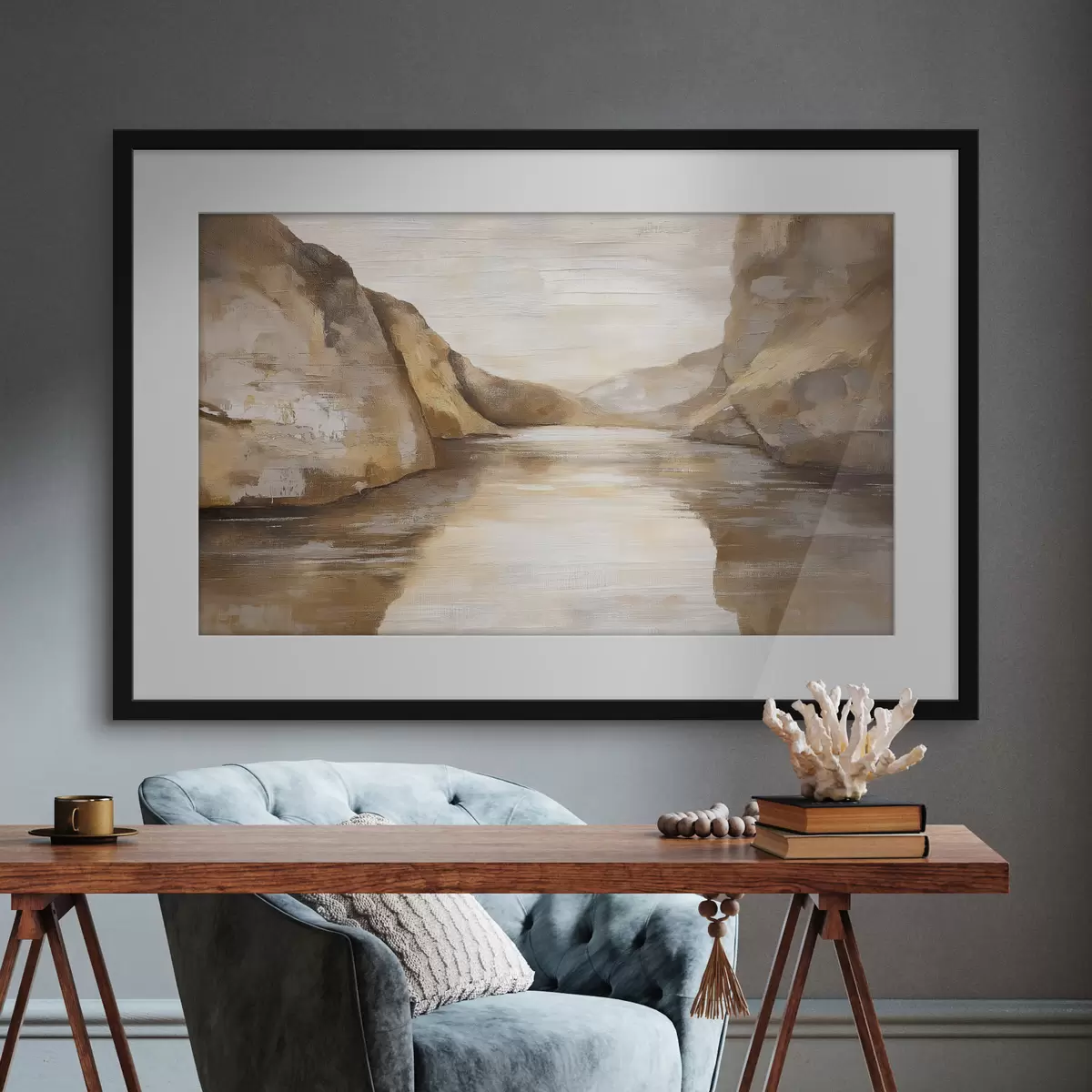 Poster Lac Rocky f50055