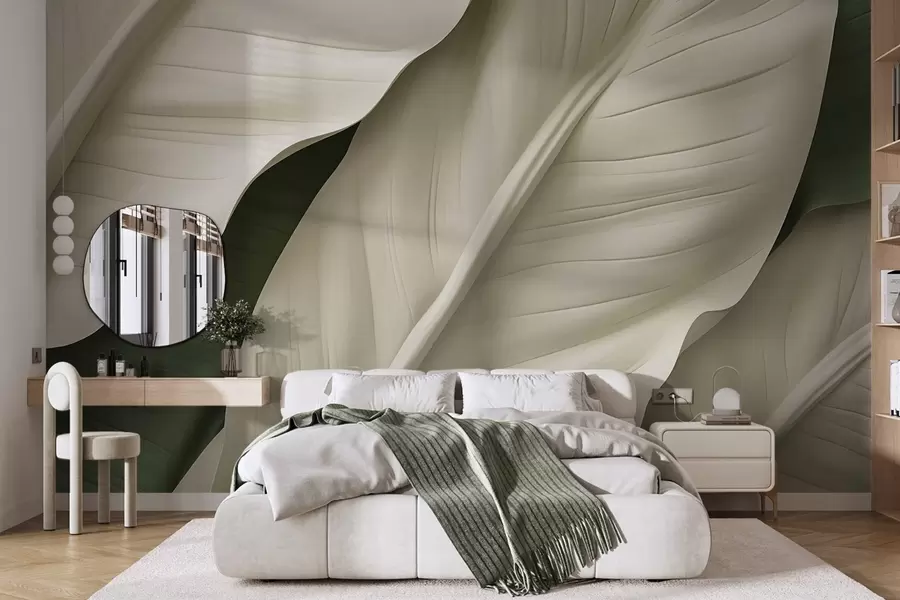 Papier peint Feuilles w05786