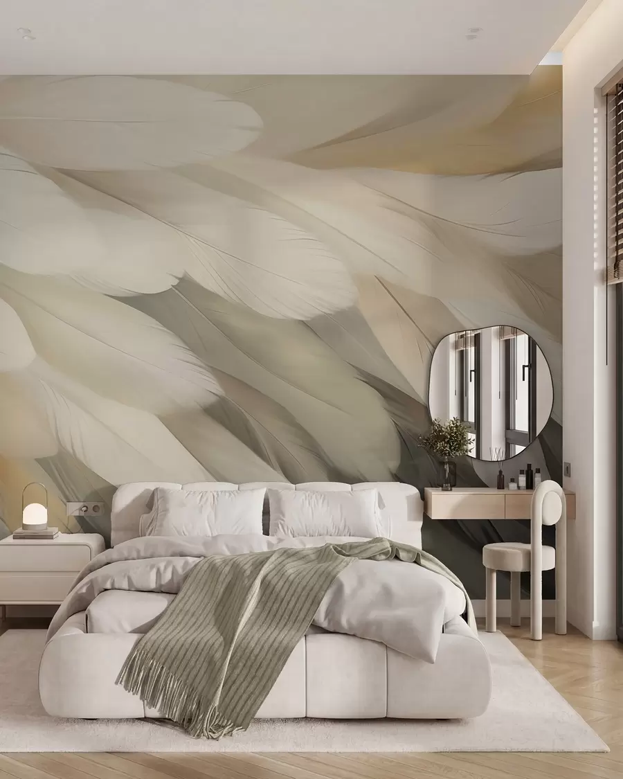 Papier peint Plumes w05791