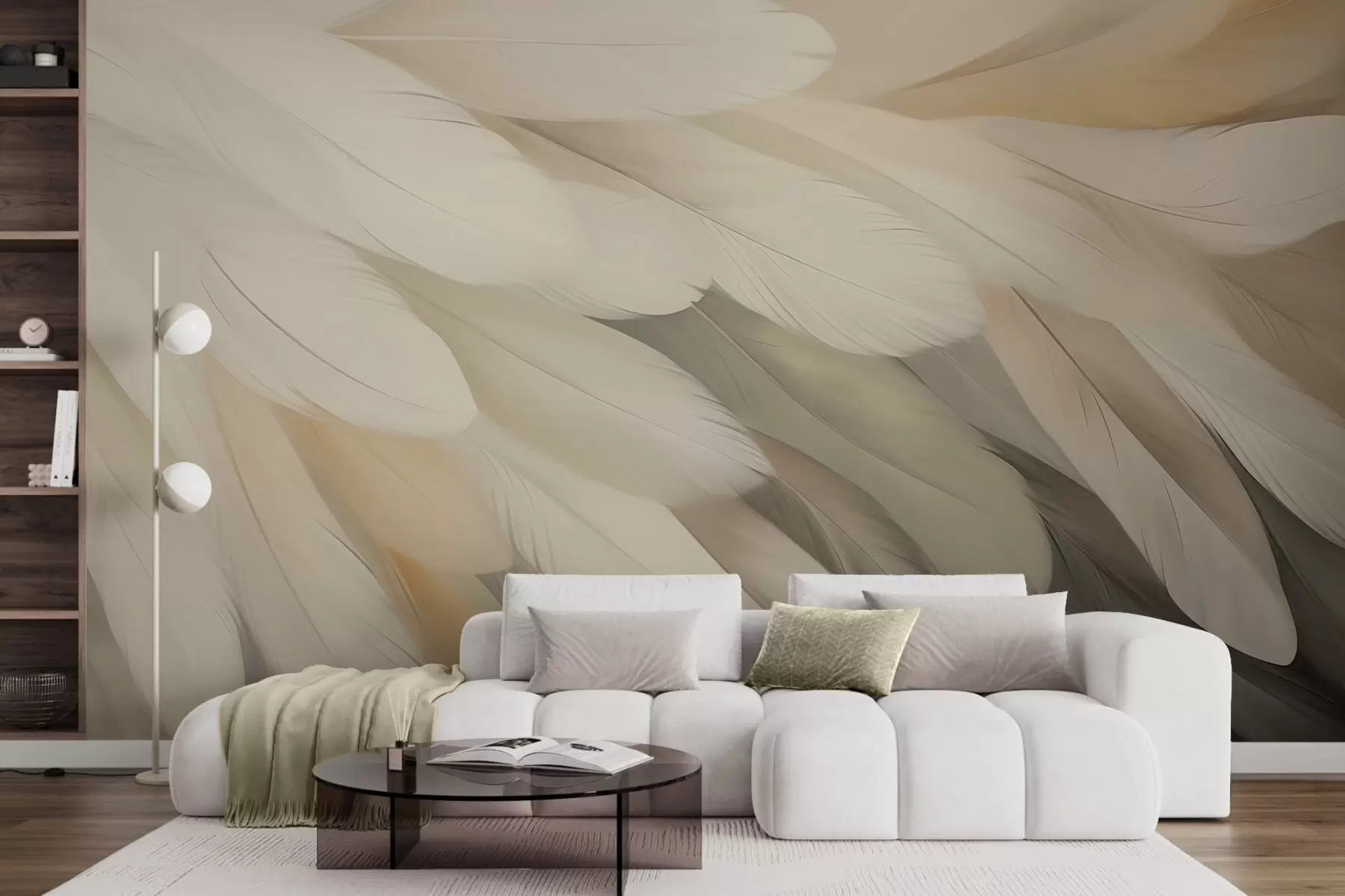 Papier peint Plumes w05791