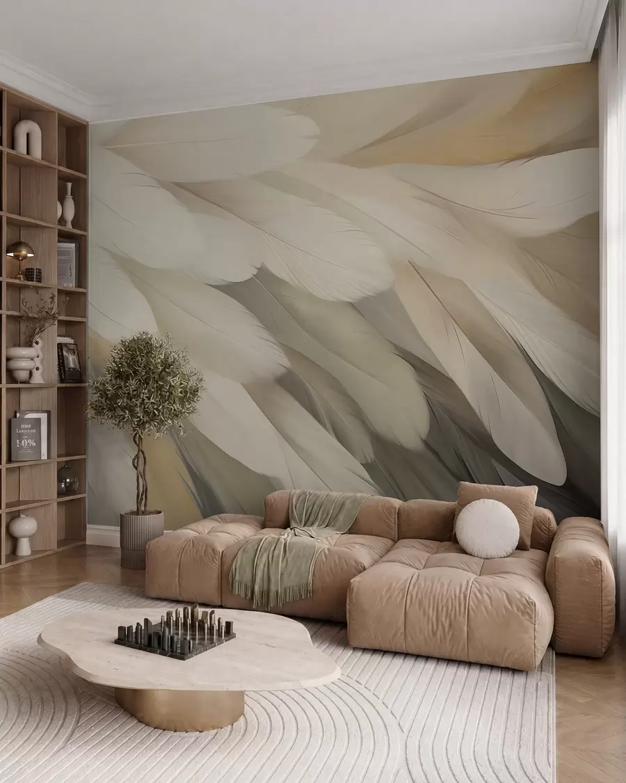 Papier peint Plumes w05791