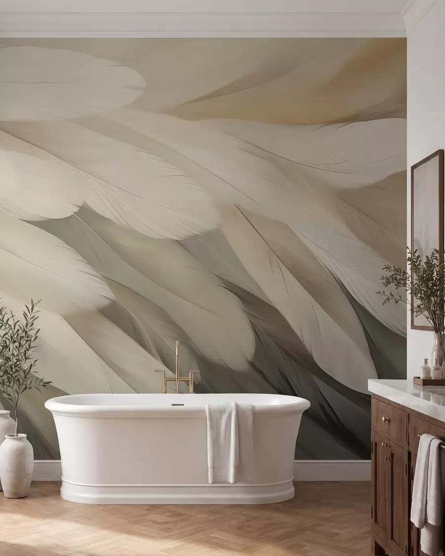 Papier peint Plumes w05791