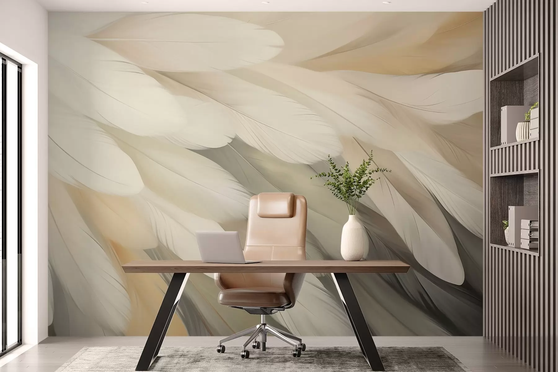 Papier peint Plumes w05791