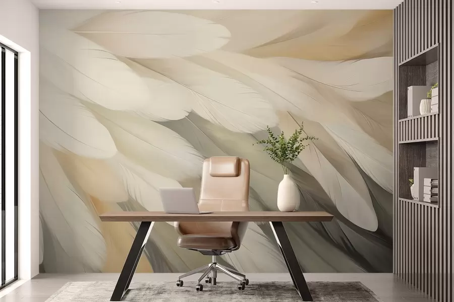 Papier peint Plumes w05791