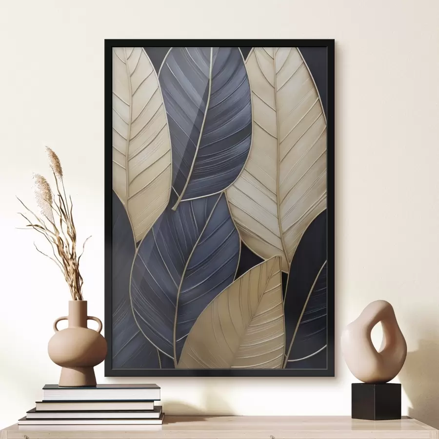 Papier peint Peinture d'imitation de feuilles f50061