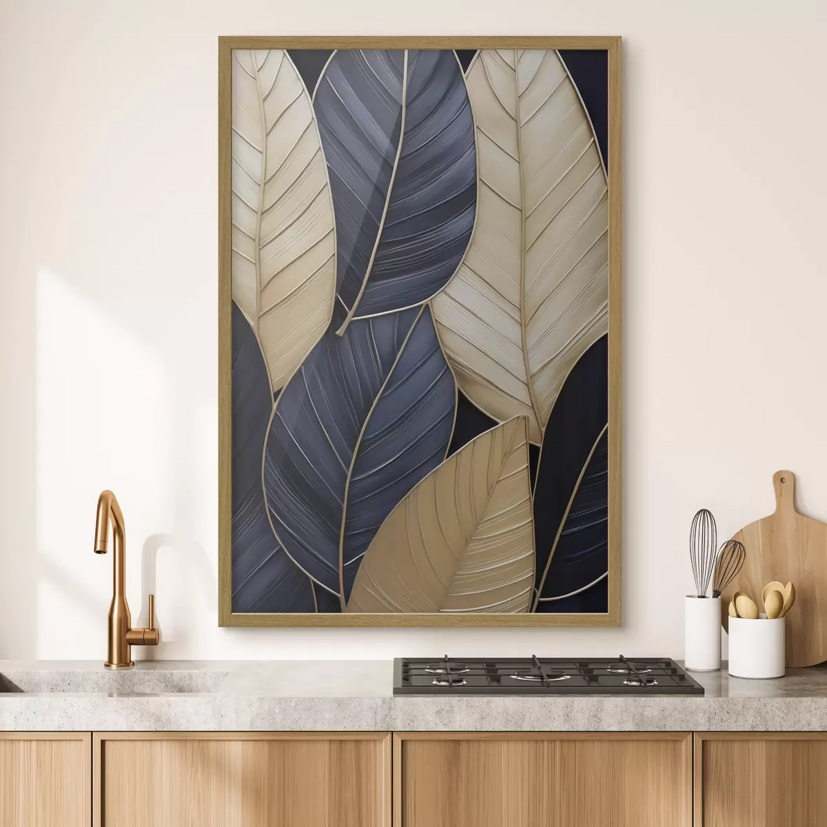Poster Peinture d'imitation de feuilles f50061