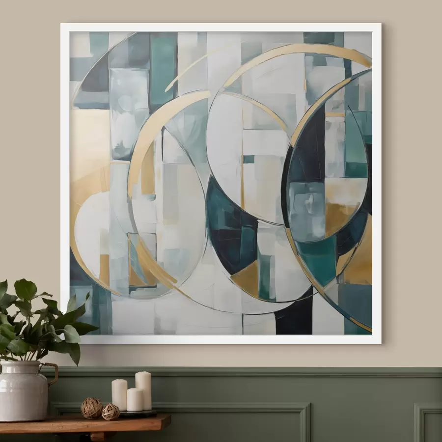 Papier peint Abstraction chaotique, imitation de la peinture f50073