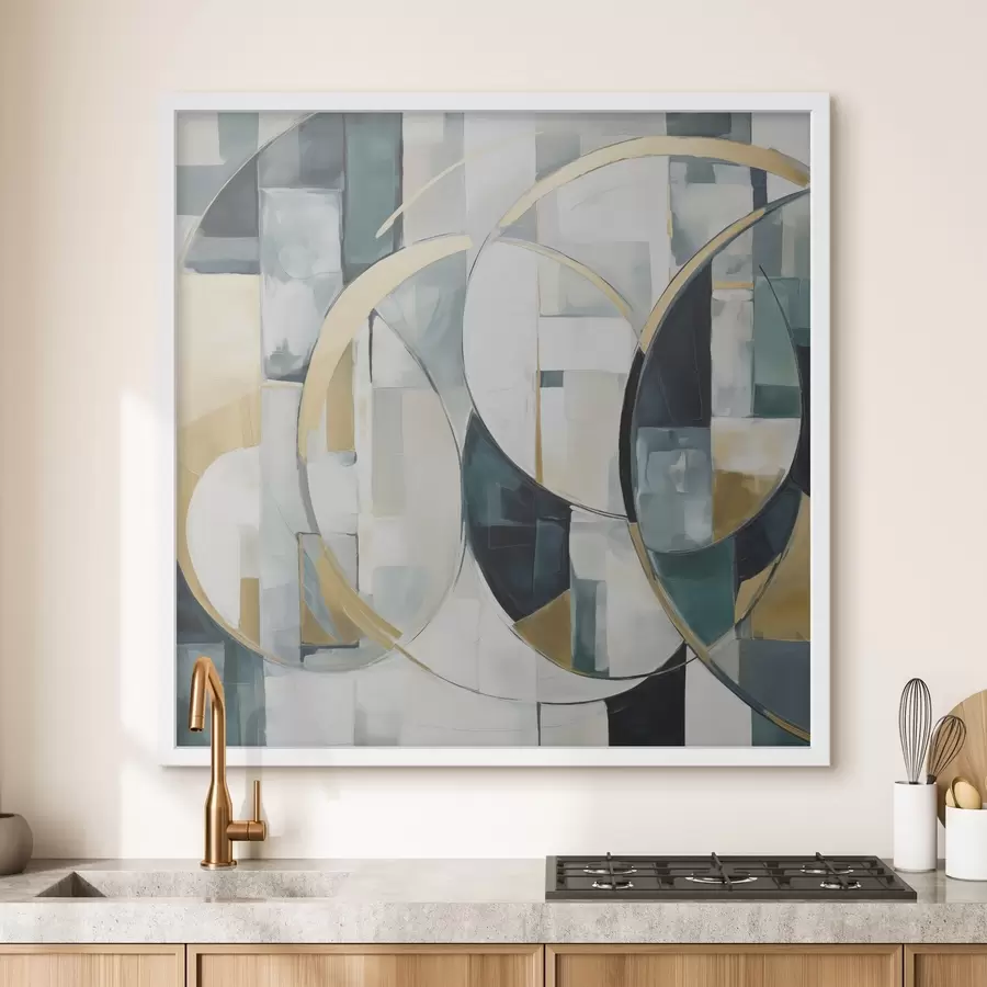 Papier peint Abstraction chaotique, imitation de la peinture f50073