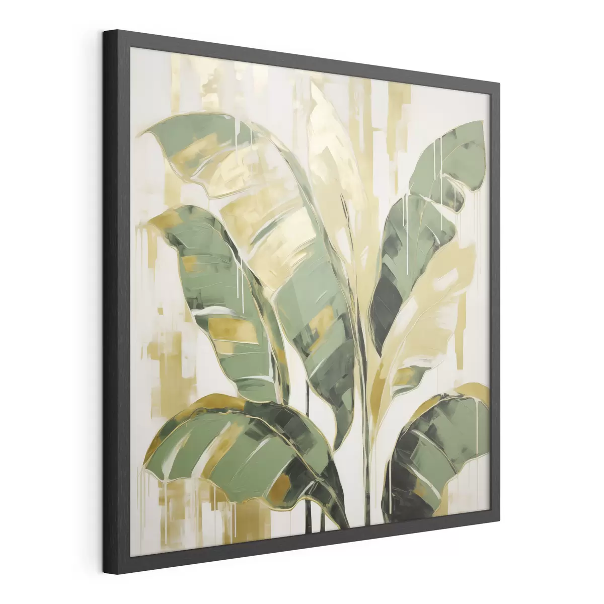 Poster Feuillage, imitation de peinture f50077