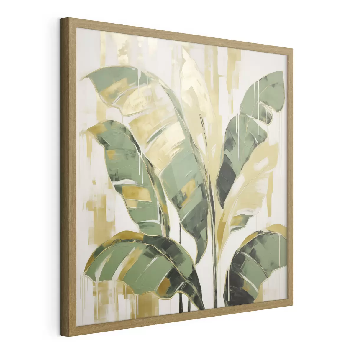 Poster Feuillage, imitation de peinture f50077