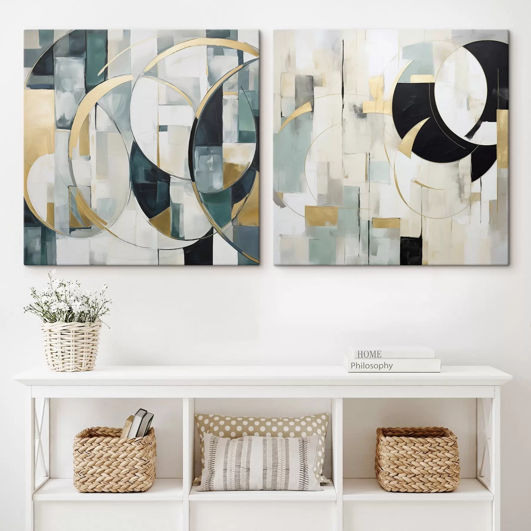 Tableau Abstraction chaotique, imitation de la peinture m30782