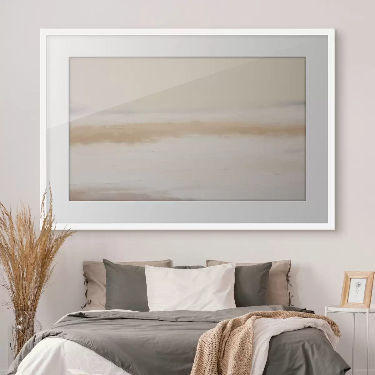 Poster Horizon marin abstrait et délicat f49952