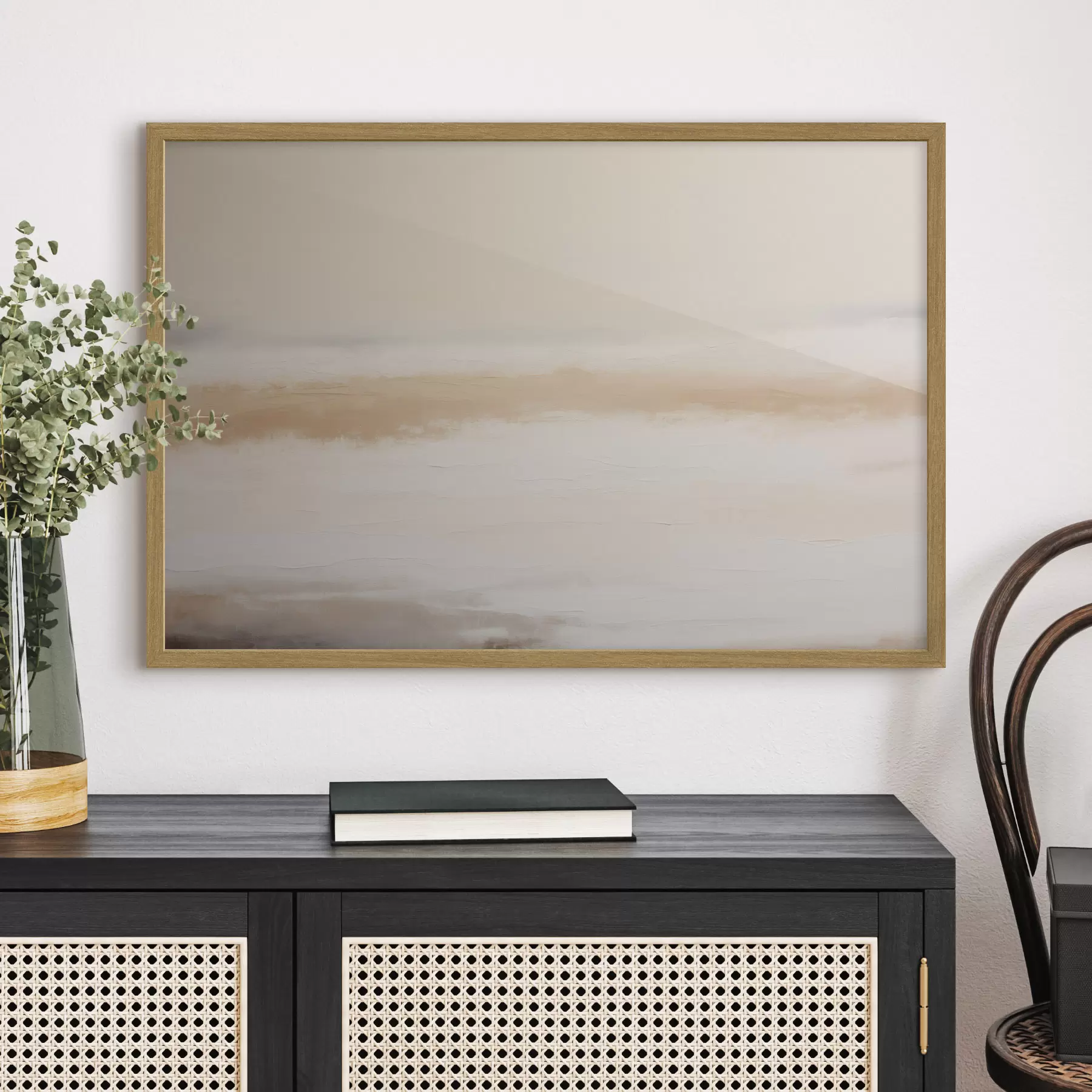 Papier peint Horizon marin abstrait et délicat f49952